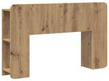 Headboard Cabinet Artisan Oak 80 cm Engineered Wood 8001191