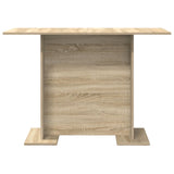 ZNTS Dining Table Sonoma Oak 110x60x75 cm Engineered Wood 863162