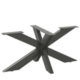 Coffee Table Leg Spider Shape Anthracite 98x58x cm Steel 4013110