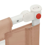 Toddler Safety Bed Rail Taupe 190x25 cm Fabric 10223