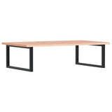 ZNTS Basin Shelf Wall Mounted Steel and Solid Wood Oak 3302649