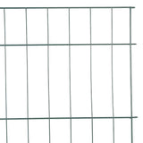 Pond Fence Set 8 pcs Green 50 x 80 cm Steel 42017320