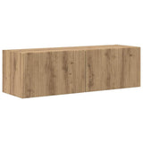 TV Wall Cabinet 98 x 31 x 29.5 cm Artisian Oak Engineered Wood 892247