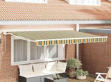 Awning Frame Green and Yellow 250 x 200 cm 3329463