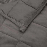 Weighted Blanket Grey 120x180 cm 9 kg Fabric 350771