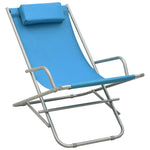 Rocking Chairs 2 pcs Steel Blue 310340