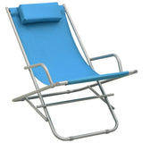 Rocking Chairs 2 pcs Steel Blue 310340