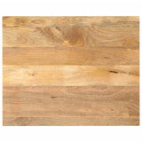 Table Top 90x80x3.8 cm Rectangular Solid Wood Mango 371546