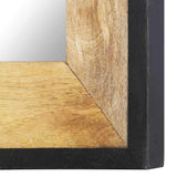 321630 Mirror 80x50 cm Solid Mango Wood