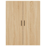 Wall Mounted Cabinet Sonoma Oak 69.5x34x90 cm 828439