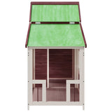 Dog Kennel Mocha 143x60.5x109 cm Solid Wood Pine 172263