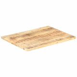 Table Top Solid Mango Wood 25-27 mm 80x60 cm 286022