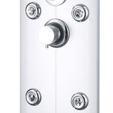 Shower Panel Unit 25x43x120 cm Silver 142994