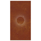824490 Garden Wall Decoration 105x55 cm Corten Steel Sun Design