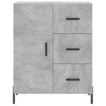 Highboard Concrete Grey 69.5x34x180 cm Engineered Wood 3189457