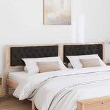 Headboard Other Brown and black 200 cm Solid pine wood 878991