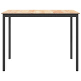 Bar Table Natural 140 x 80 x 105 cm Solid Pine Wood 892807
