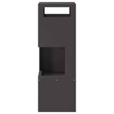 Fire Pit Black 35 x 35 x 100 cm Steel 858930