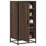 Shoe Rack Brown Oak 48x38x97.5 cm Engineered Wood 849203