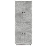 Cabinet Set 2 pcs Concrete Grey 66 x 34.5 x 90 cm 3416361