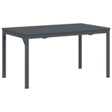 Garden Dining Set 9 pcs Anthracite Powder-coated Steel 3378819