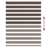 Zebra Blind 140 x 175 cm Coffee 240225