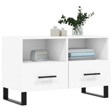 TV Cabinet White 80x36x50 cm Engineered Wood 828996