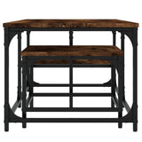 Nesting Coffee Tables 2 pcs Smoked Oak Engineered Wood 835396