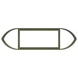 Raised Garden Bed Olive Green 140 x 40x 40 cm Steel 8011715