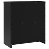 ZNTS File Cabinet Black 79x40x90 cm Steel 339734