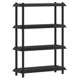 Shelving Unit 4-Tier 100 x 40 x 136.5 cm PP Anthracite 8011748