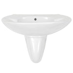 Wall-mounted Basin Ceramic White 690x520x210 mm 143009