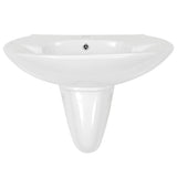 Wall-mounted Basin Ceramic White 690x520x210 mm 143009