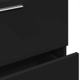 Sink Cabinet Black 59x37x59 cm Engineered Wood 848109