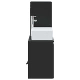 Bathroom Furniture Set 2 pcs Black 33 x 34.5 x 100 cm 3406124