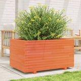 Garden Planter Wax Brown 90x60x49.5 cm Solid Wood Pine 3282566