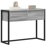 End Table Grey Sonoma 100 x 36 x 75 cm Engineered Wood 886699