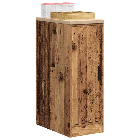 ZNTS Garage Storage Cabinet Old Wood 30x51x85 cm Solid Wood Pine 860560