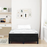 Box Spring Bed with Mattress Black 120 x 210 cm Fabric 3398739