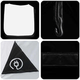 Cabin Tent White Blackout 210 x 210 x 138 cm Polyester 42028509