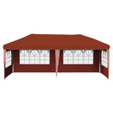 Pop-up Party Tent 575 x 289 x 245 cm Terracotta 42019798