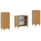 2 Piece Bathroom Cabinet Set ALKMAAR Artisan Oak 3417998
