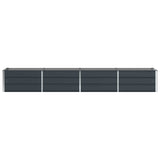 Planter Anthracite 320 x 80 x 45 cm Steel 42018196