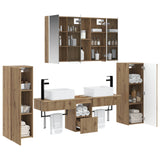 Bathroom Furniture Set 6 pcs Artisan Oak 3407142