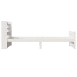 Bed Frame with Headboard without Mattress White 90x200 cm 3306757