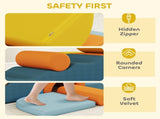 9-Piece Soft Play Set, Kids Soft Play Foam Blocks with Detachable Cover for Climbing and Crawling T3398P552630