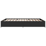 Bed Frame without Mattress Black 150x200 cm King Size 3279837