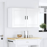 Kitchen Wall Cabinets 2 pcs Porto High Gloss White Engineered Wood 854042