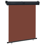 ZNTS Balcony Side Awning 145x250 cm Brown 48429