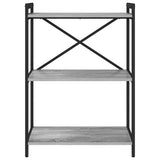 Bookshelf 60 x 30 x 85 cm Engineered Wood Grey sonoma 868398